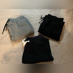 Black and Gray Kids Pants 3 Bottoms Size 10